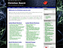 Tablet Screenshot of christian-sauve.com